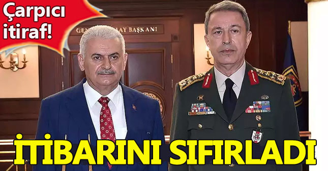 Başbakan Binali Yıldırım, TSK'nın itibarını sarstı