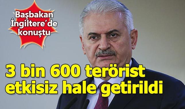 Başbakan Yıldırım, Fırat Kalkanı'nın bilançosunu açıkladı