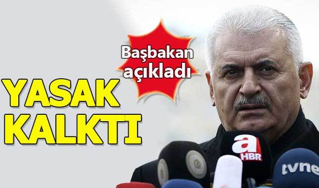 Başbakan açıkladı: Erbil'e uçuş yasağı kalktı