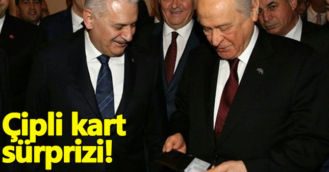 Başbakan'dan Bahçeli'ye kimlik hediyesi!