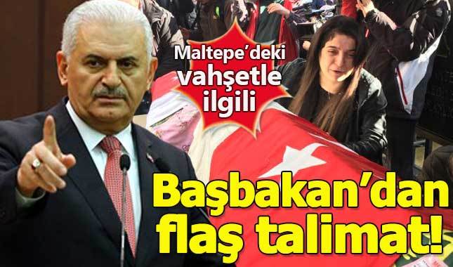 Başbakan'dan Maltepe'deki vahşetle ilgili talimat