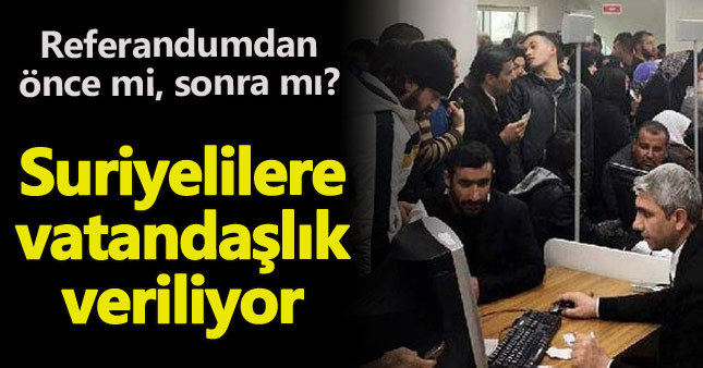 Başbakan'dan Suriyelilere vatandaşlık açıklaması