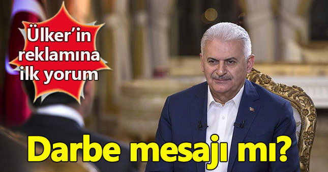 Başbakan'dan Ülker'in "1 Nisan" reklamına yorum