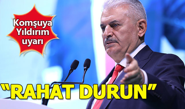 Başbakan'dan Yunanistan'da 'Yıldırım' uyarı