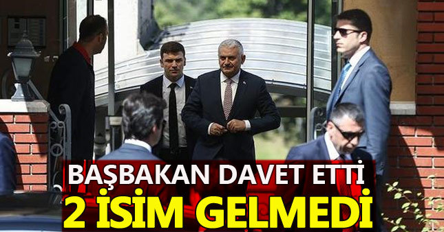 Başbakan'ın yemek davetine AKP'de 2 önemli fire