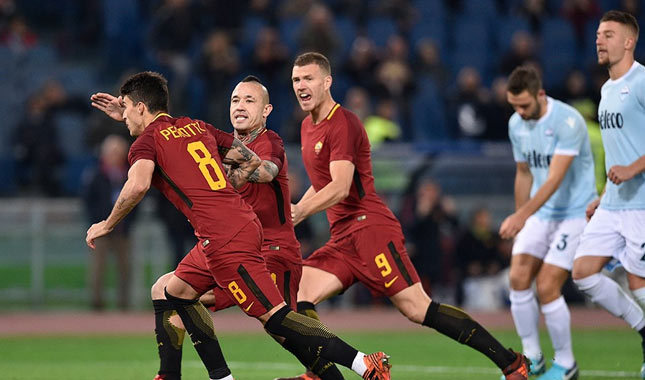 Başkent derbisinde kazanan Roma