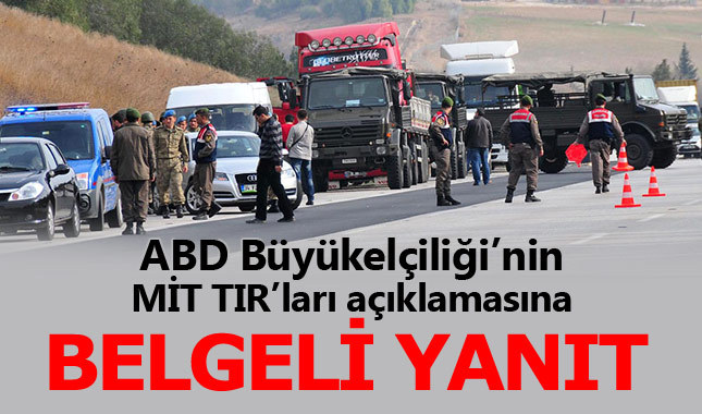 Başsavcılıktan ABD Büyükelçiliği'ne "belgeli MİT TIR'ları" yanıtı