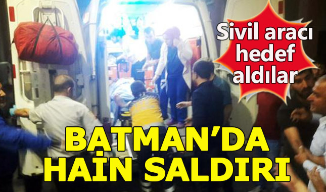 Batman'da sivil araca bombalı saldırı:1 kişi öldü
