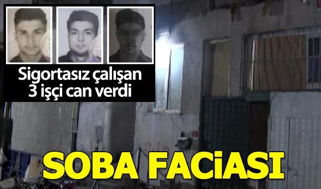 Bayrampaşa'da ruhsatsız iş yerinde soba faciası: 3 ölü