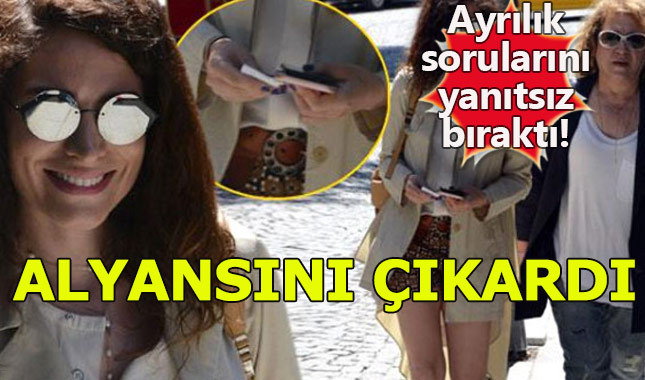 Belçim Bilgin alyansını çıkardı, ayrılık iddiaları gündeme geldi