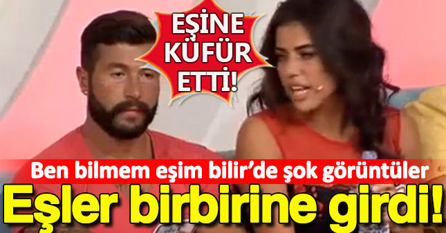Ben Bilmem Eşim Bilir'de şok görüntü