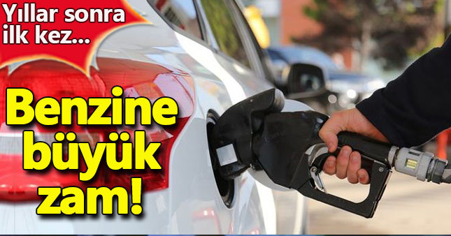 Benzin ve motorine zam
