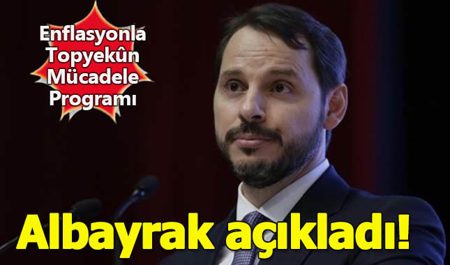 Berat Albayrak enflasyonla mücadele programını açıklıyor