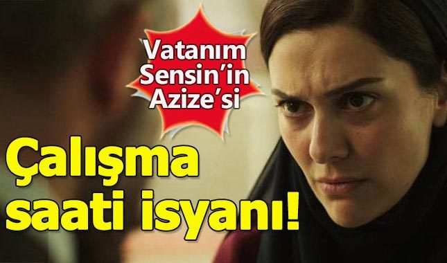 Bergüzar Korel, çalışma saatlerine isyan etti
