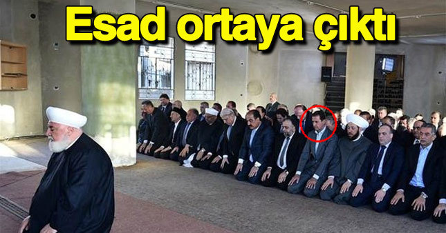 Beşar Esad bayram namazında görüntülendi