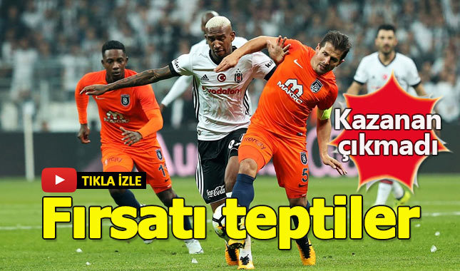 Beşiktaş 1-1 Başakşehir Maç Özeti goller Caner Erkin küfür beinSports