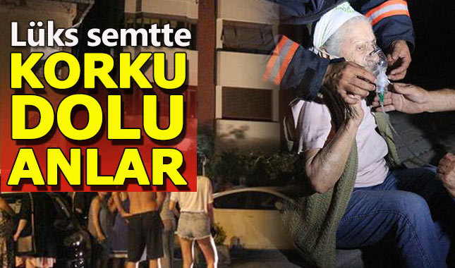 Beşiktaş Etiler'de korkutan yangın