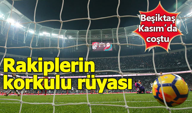 Beşiktaş, Kasım'da kara kışı yaşattı