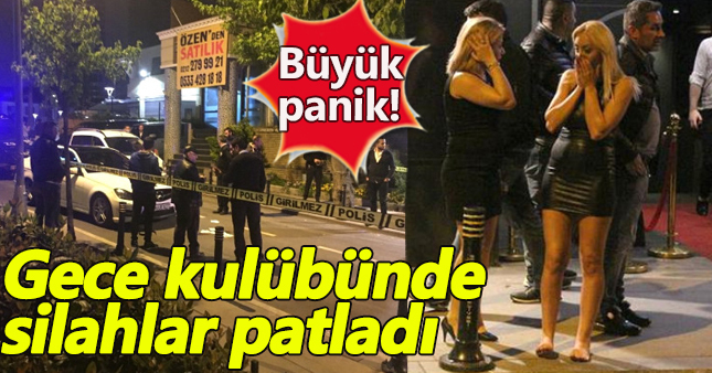 Beşiktaş'ta bir gece kulübünde silahlı yaralama