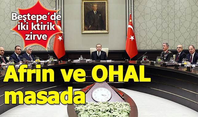 Beştepe'deki kritik MGK başladı, gündemde Suriye var