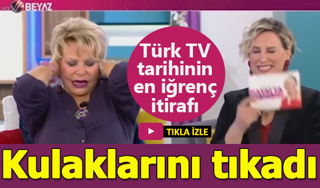Beyaz TV canlı yayınında mide bulandıran itiraf