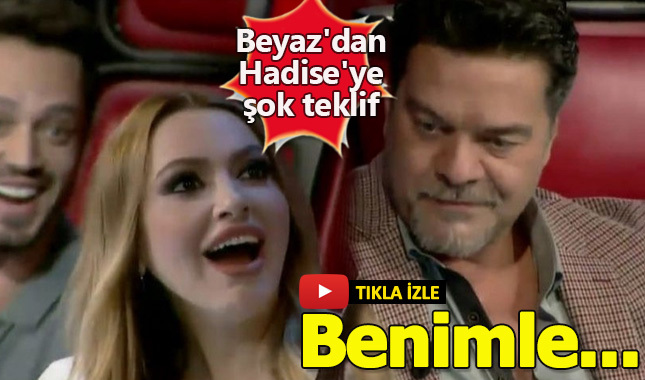 Beyaz'dan Hadise'ye: Benimle sevgili olur musun?