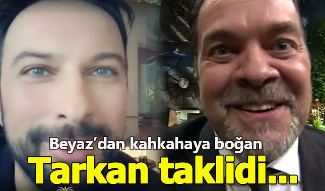 Beyaz'dan kopartan Tarkan taklidi!