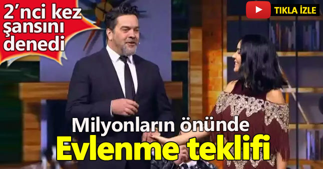 Beyazıt Öztürk'ten Bengü'ye evlilik teklifi