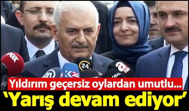 Binali Yıldırım: İmamoğlu önde ama yarış devam ediyor