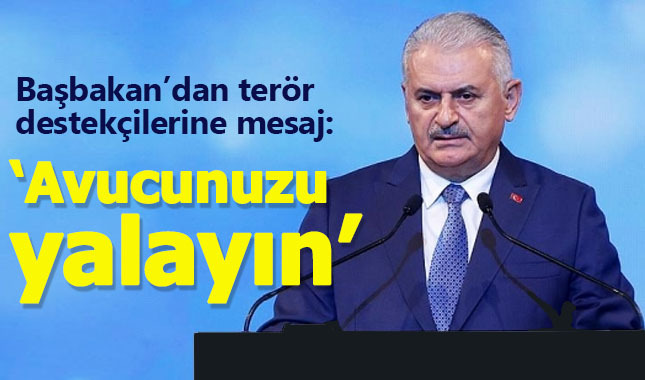 Binali Yıldırım: Terörü hortlatmaya çalışanlar avucunu yalasın