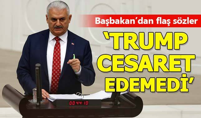 Binali Yıldırım: Trump aramaya cesaret edemedi
