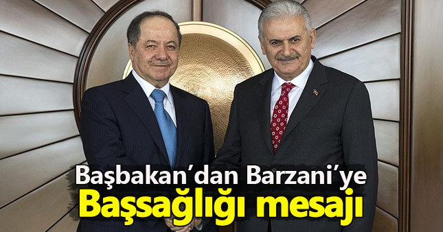 Binali Yıldırım'dan Barzani'ye taziye mesajı