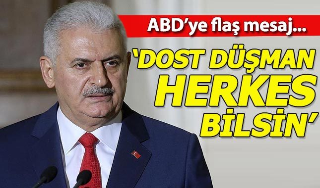 Binali Yıldırım'dan ABD'ye dolar mesajı