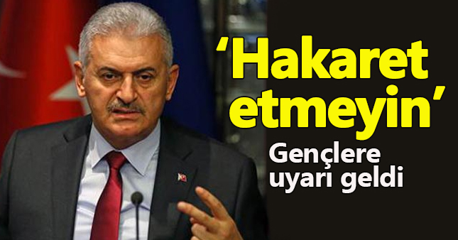 Binali Yıldırım'dan sosyal medya uyarısı