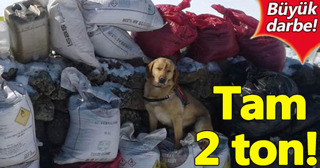 Bingöl'de 2 ton patlayıcı ele geçirildi