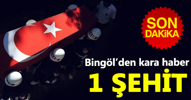 Bingöl'den acı haber:1 asker şehit 3 korucu ve 1 asker yaralı