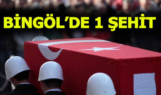 Bingöl'den acı haber:1 asker şehit