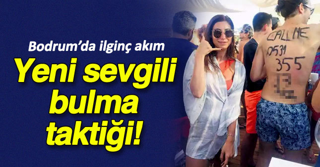 Bodrum'da böyle sevgili buluyorlar