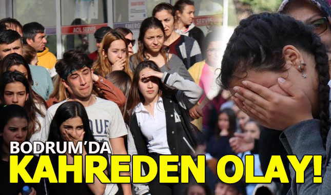 Bodrum'da herkesi yasa boğan kaza!