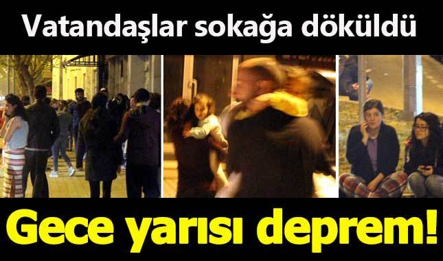 Bolu'da gece yarısı art arda deprem!