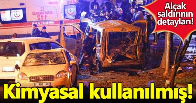 Bombalı saldırıda kimyasal madde de kullanılmış