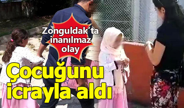 Boşanan çiftin çocuğunu icra memurları aldı