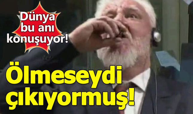 Bosnalı Hırvat zanlı zehri içmese hapisten çıkacaktı