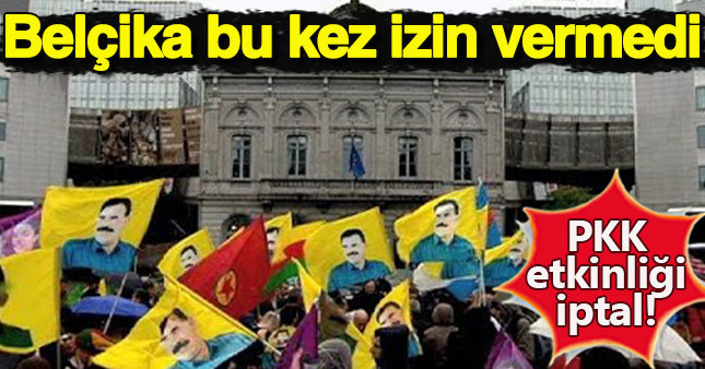 Brüksel Belediyesi, PKK etkinliğini iptal etti