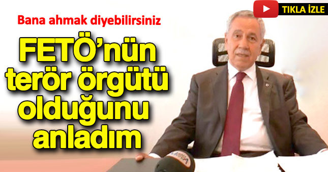 Bülent Arınç'a darbe girişimi değerlendirdi
