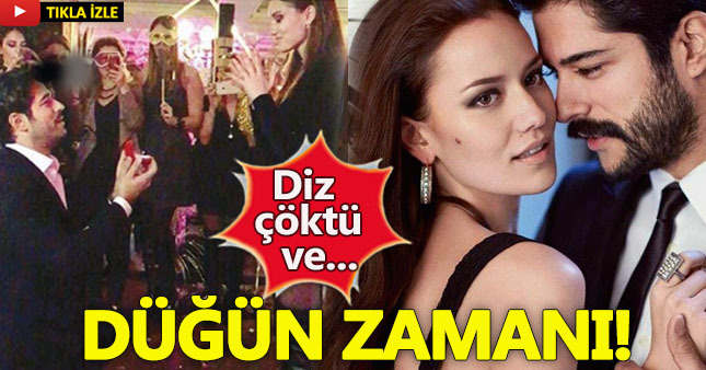Burak Özçivit'ten Fahriye'ye evlenme teklifi!