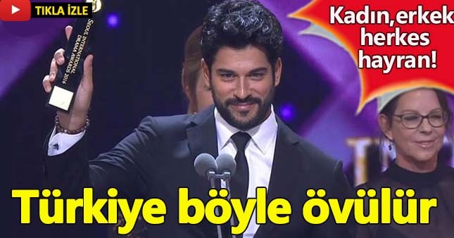Burak Özçivit'ten gururlandıran konuşma