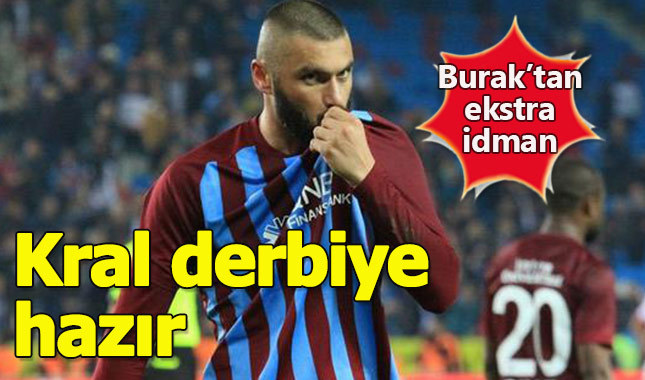 Burak Yılmaz Galatasaray maçına hazırlanıyor