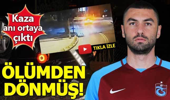 Burak Yılmaz'ın yaptığı kaza güvenlik kamerasında