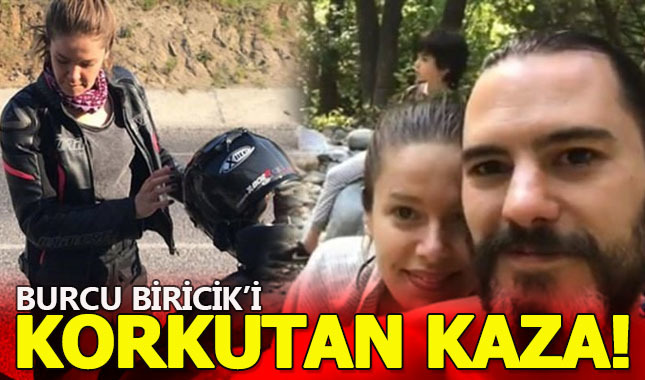 Burcu Biricik'in eşi trafik kazası geçirdi!